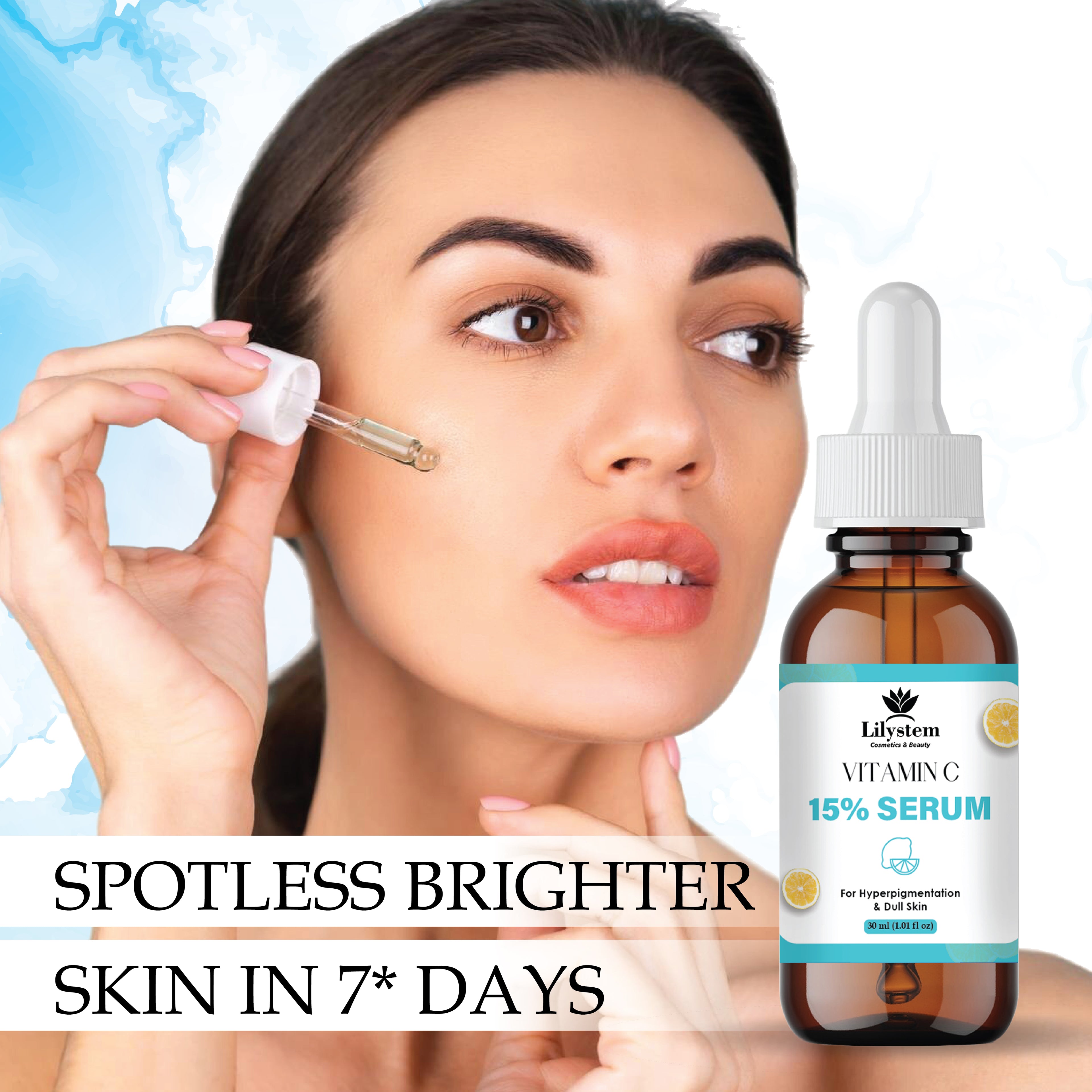 Vitamin C Serum for Face – Anti-Aging, Brightening & Hydrating Serum with Hyaluronic Acid & Vitamin E