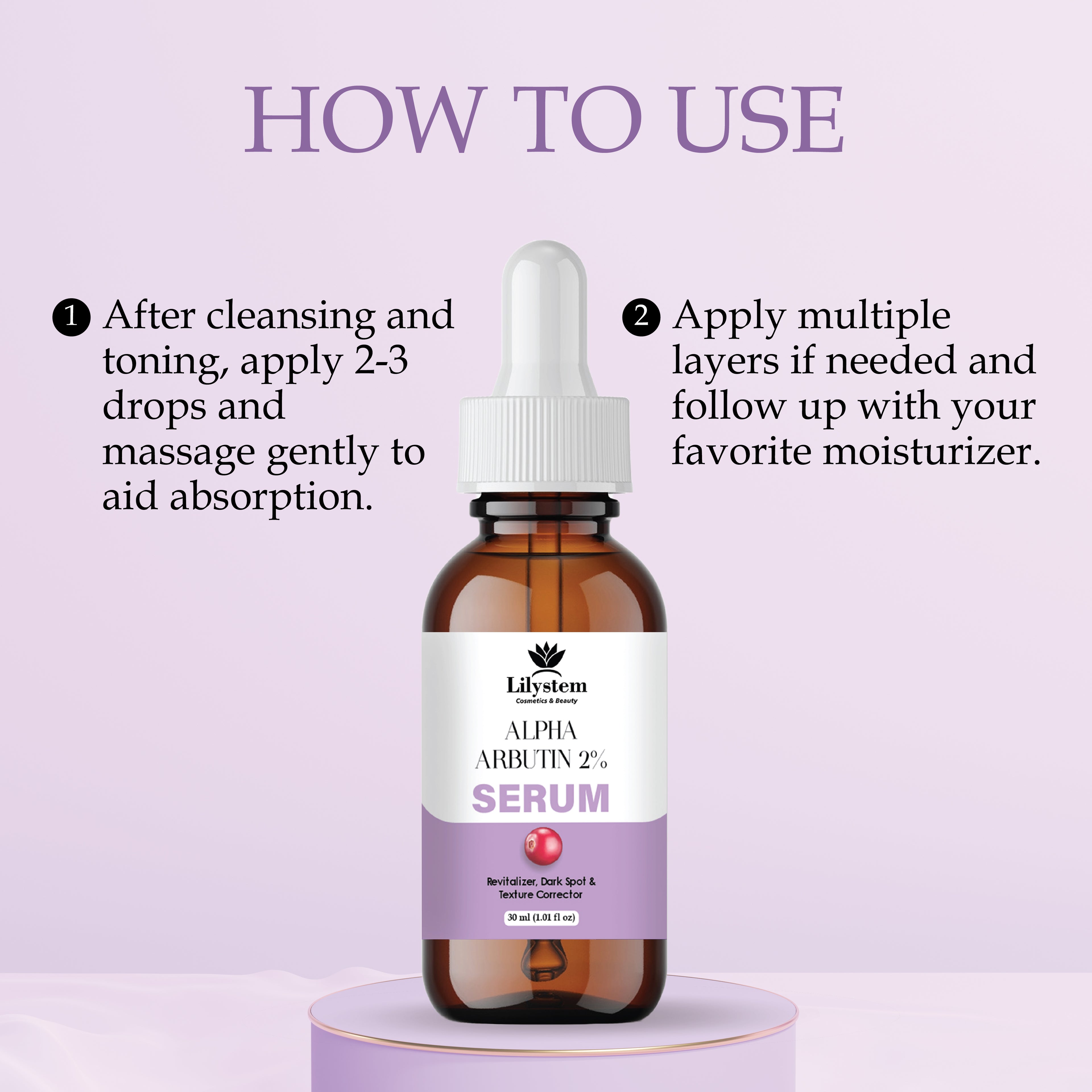 Alpha Arbutin Serum for Dark Spots, Hyperpigmentation & Uneven Skin Tone – Brightening Face Serum with Hyaluronic Acid & Niacinamide